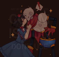 Comms / Meio corpo + 1 perso. / R$ 140,00