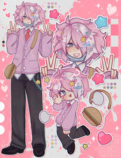 Oc / Ref sheet tipo 1 / R$ 160,00